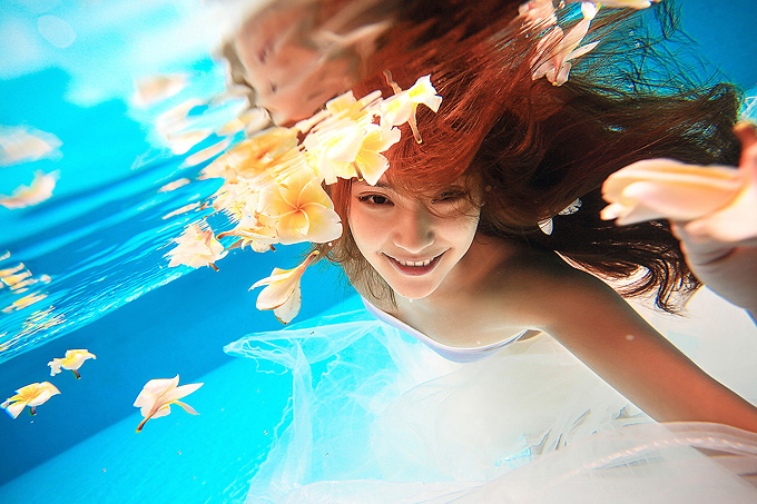 克洛伊打造唯美三亚水下摄影