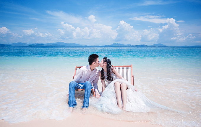 国庆去三亚拍婚纱照