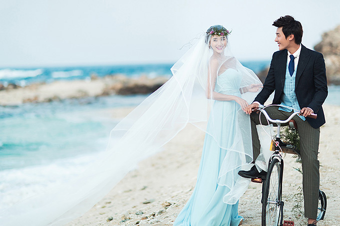 海南韩式风格婚纱照