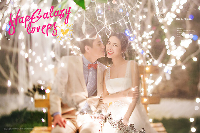 夜景婚纱照拍摄技巧浪漫而幸福