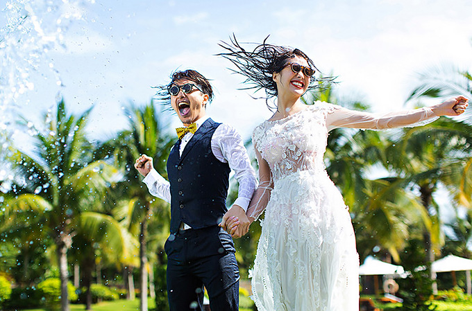 外景拍婚纱照要做好准备 细节决定一切