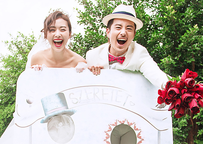 唯美浪漫的韩式风格婚纱照元素