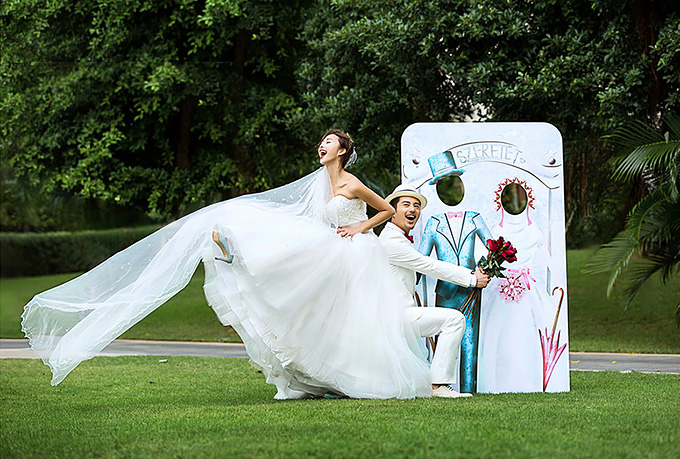 最热门的三亚海景婚纱照