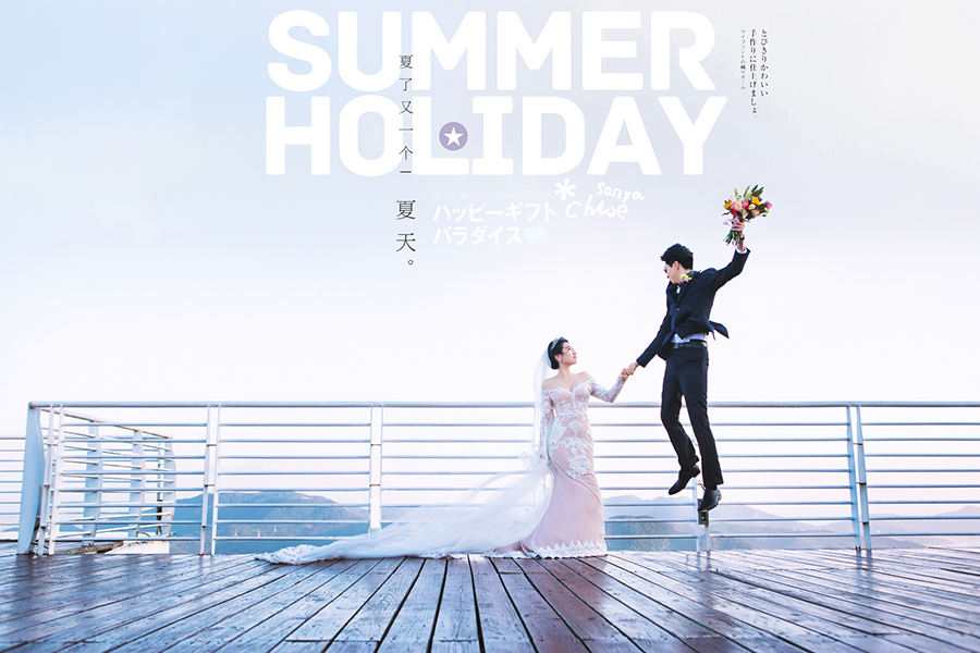 拍婚纱照前新娘不要让肌肤变黄