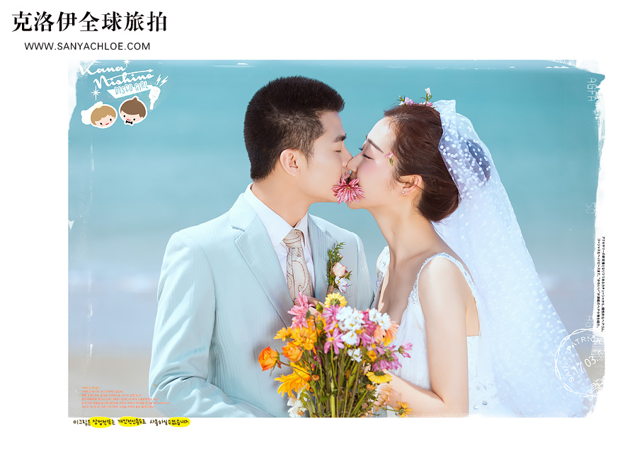 克洛伊最新分享，森女系新娘婚纱照