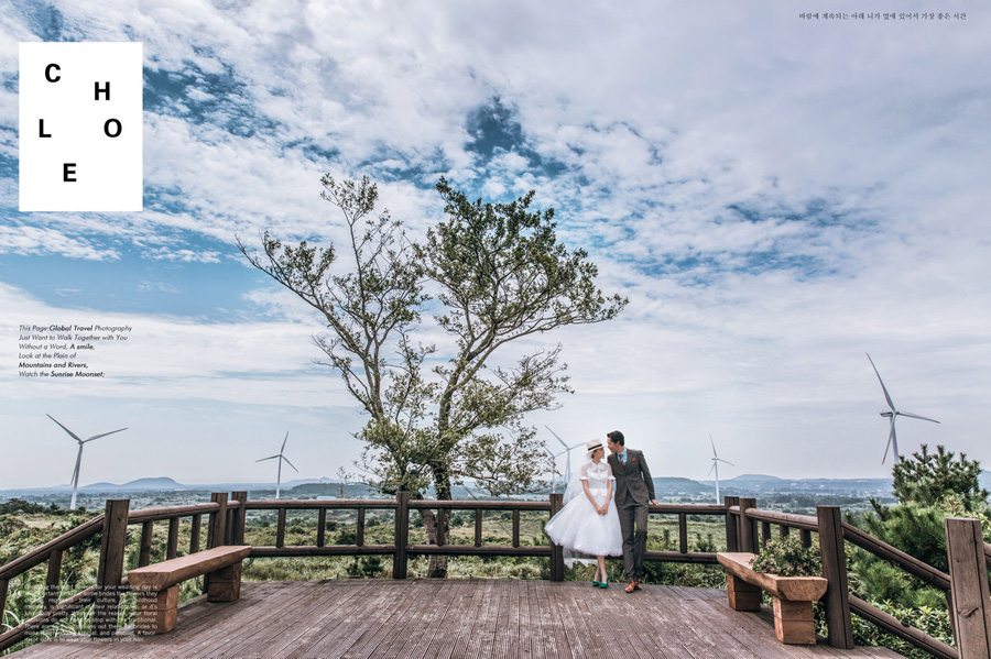 克洛伊韩国济州岛写意婚纱照浪漫来袭