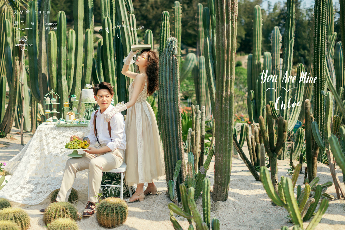 【揭秘克洛伊美学】八十八期 真实客户揭秘植物园清新浪漫婚纱照